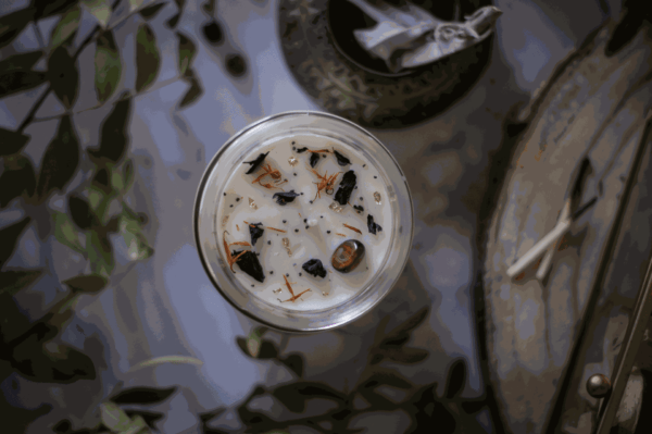 Photo d'une bougie de l'atelier Flavescent Candles Co
