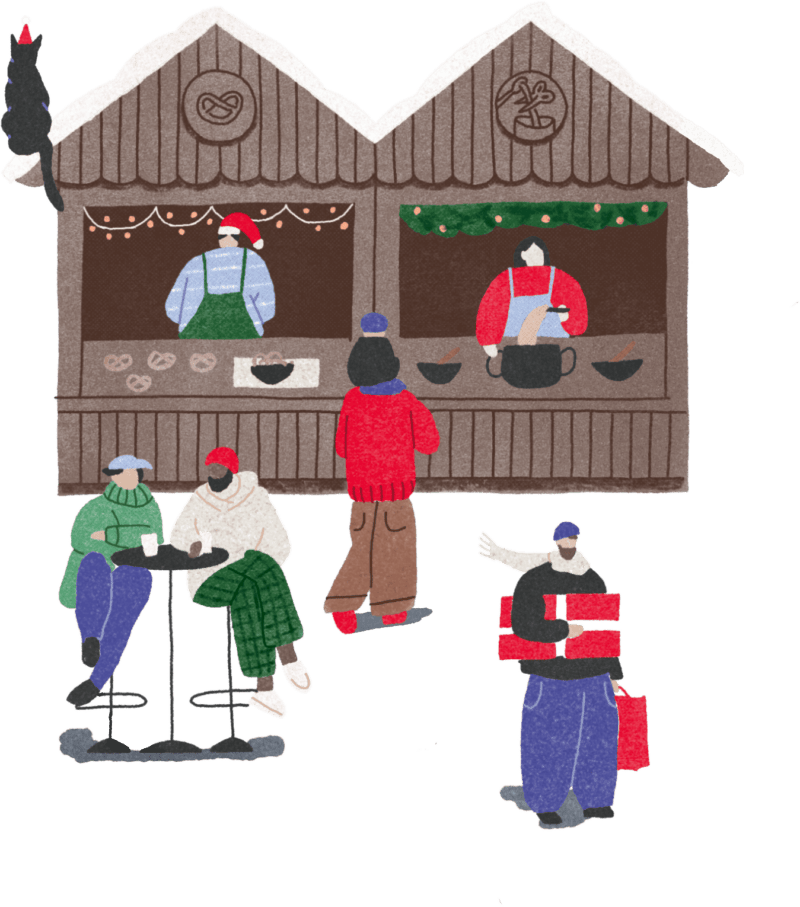 Marché de Noël de Bordeaux 2023 (33000, Bordeaux) Accueil