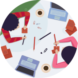 Illustration atelier social