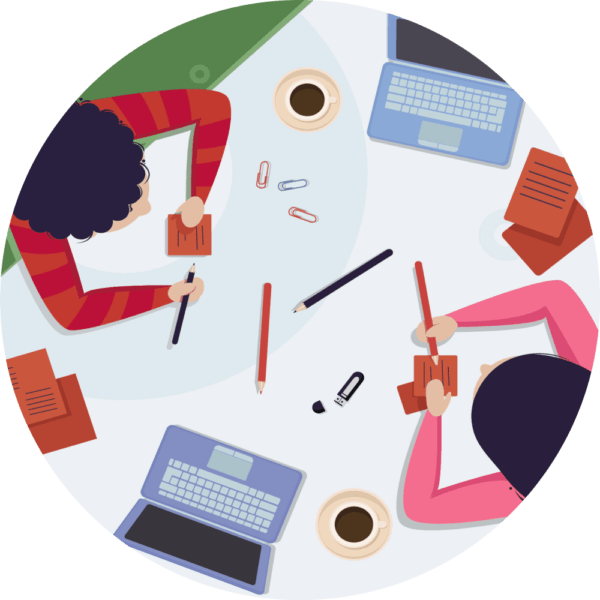 Illustration atelier social