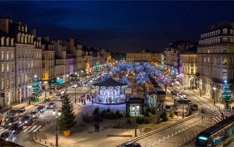 Photo du marché de noël de Bordeaux