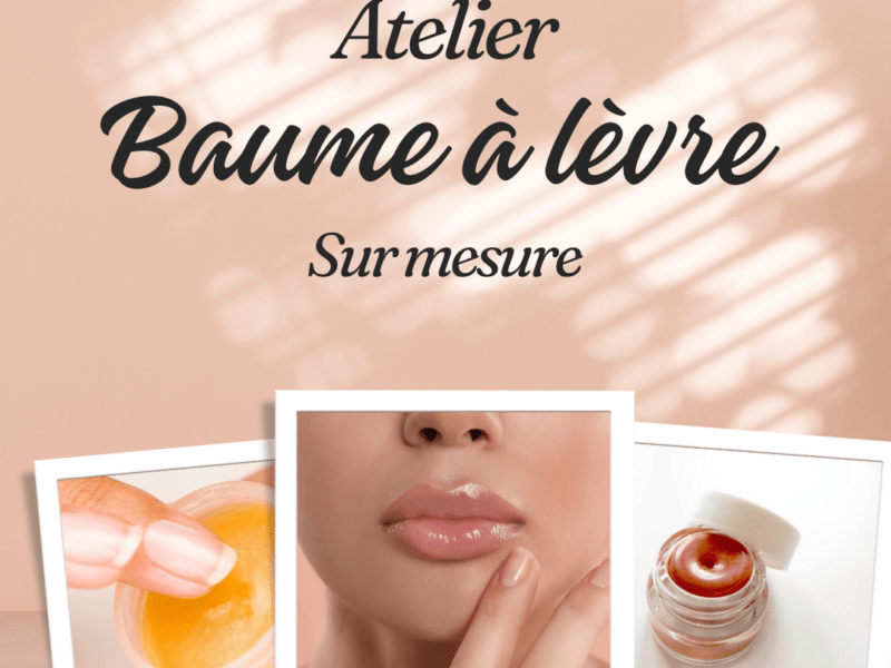 Atelier Baume à lèvres teinté ou non