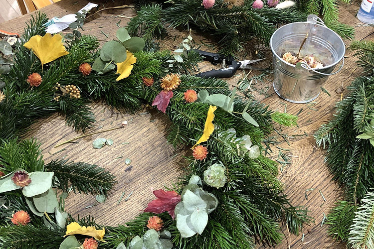 Atelier création florales offert par Ociane