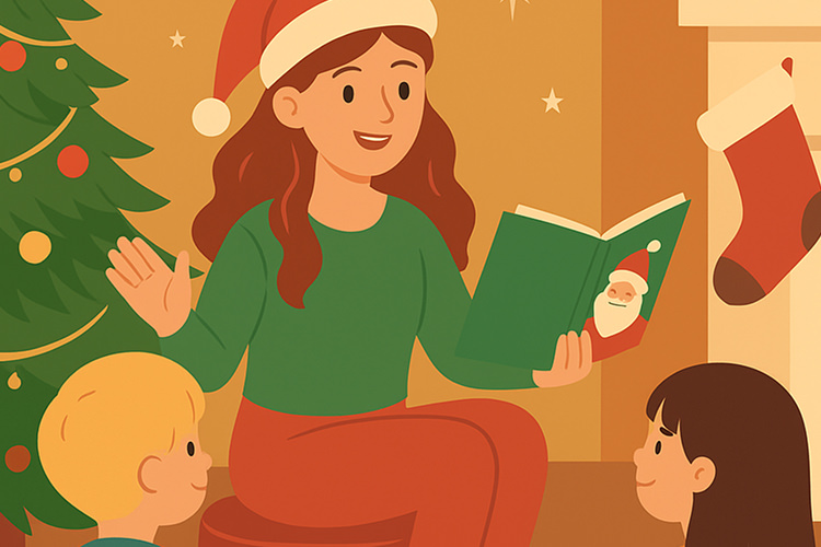 Conte de Noël en anglais offert par Kids&Us